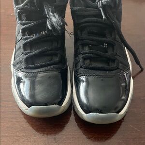 Jordan Kids Black and White Sneakers